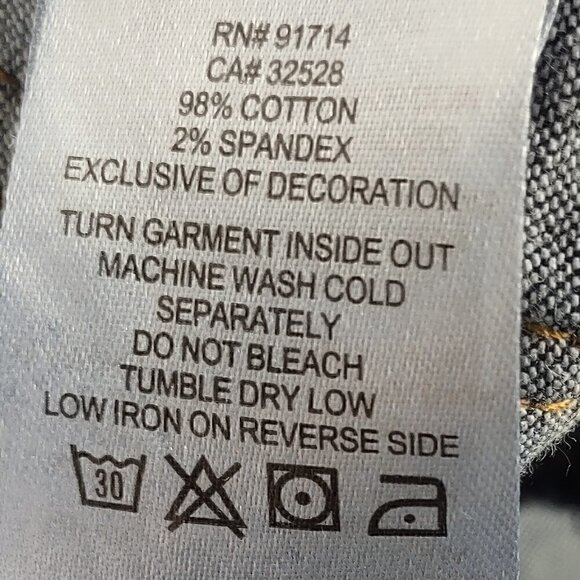 Armani Exchange Super Skinny Blue Jeans Size 26 - Picture 9 of 9